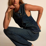 Maris Denim Top Wall Flower