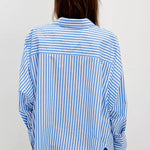Sabine Tailored Stripe Shirt Oxford Stripe Blue