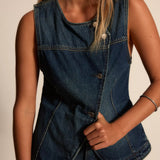 Maris Denim Top Wall Flower