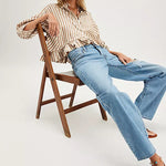 Bailey Stripe Shirt Neutral Combo