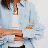 Ashley Denim Shirt Classic Blue Wash