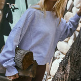 Intercept Pullover White Heather Grey