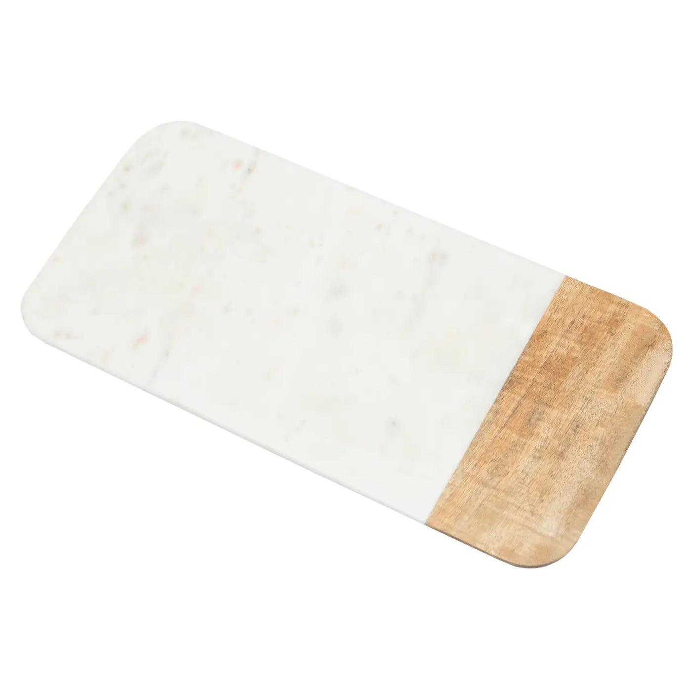 Marble & Wood Charcuterie Board