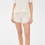 Pointelle Short Ivory