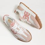 Langley Lace Up Sneaker Blush and Mesh