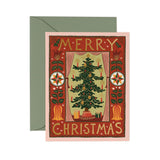 Folk Christmas Tree Card