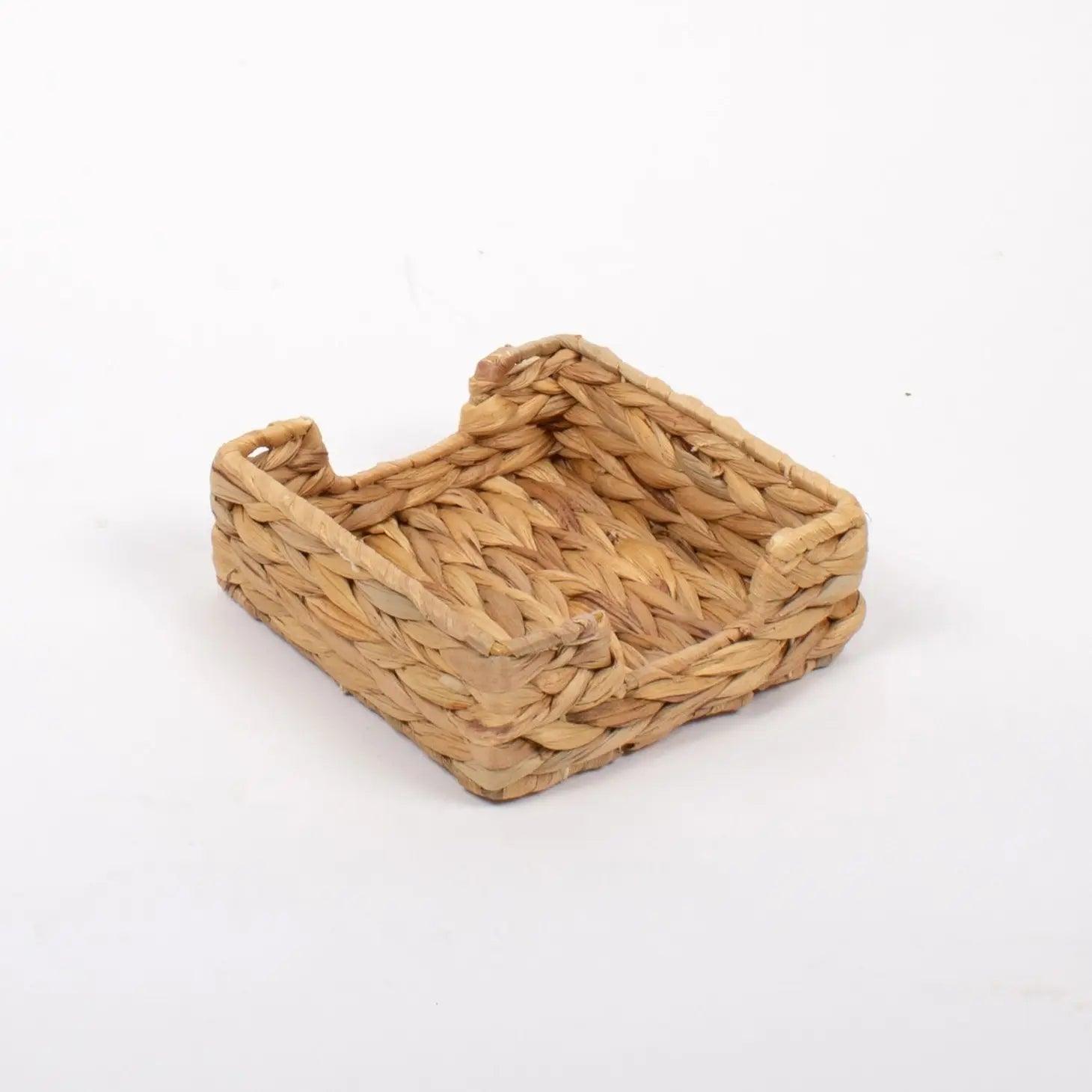 Natural Woven Cocktail Napkin Holder