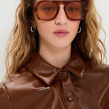 Jane In Light Brown Tortoise