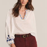 Amani Long Sleeve Top Cream