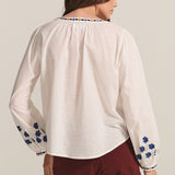 Amani Long Sleeve Top Cream