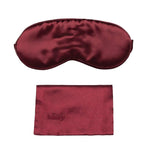 Burgundy Silk Sleep Mask