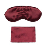 Burgundy Silk Sleep Mask