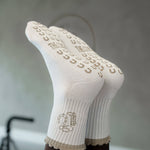 TCC Tan Cowgirl Hat, Boots, and Horseshoe  | Pilates & Barre Grippy Socks