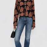 Leopard Hearts Knit Cardigan