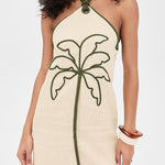 Sand Coconut Sleeveless Mini Dress