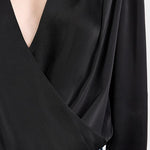 The Date Blouse Thong Bodysuit