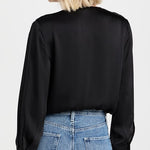 The Date Blouse Thong Bodysuit