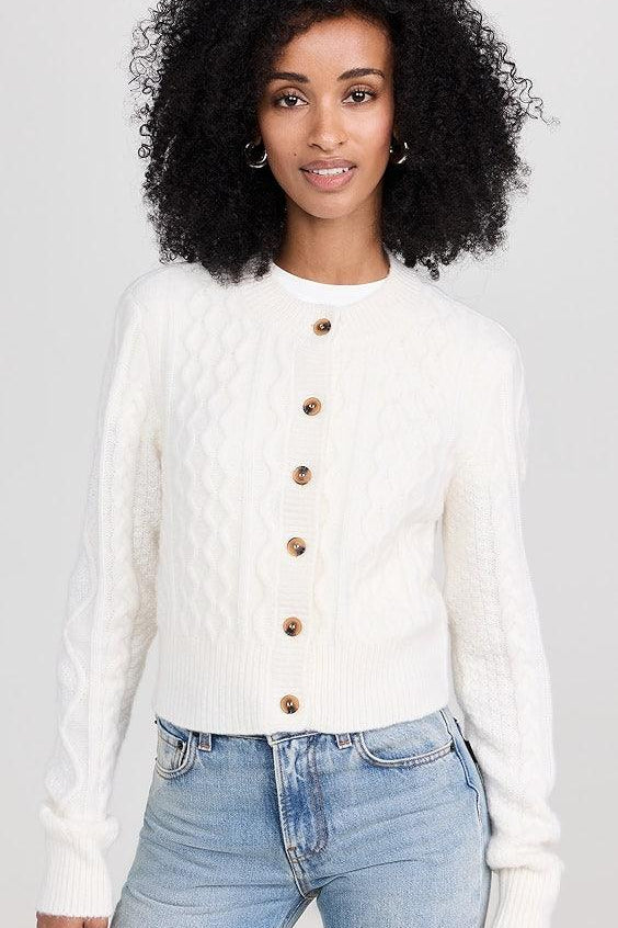Eleanor Cardigan White Froth