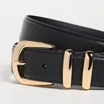 The Jordan Belt Black Gold