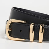 The Jordan Belt Black Gold