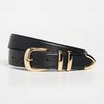 The Jordan Belt Black Gold