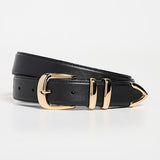 The Jordan Belt Black Gold