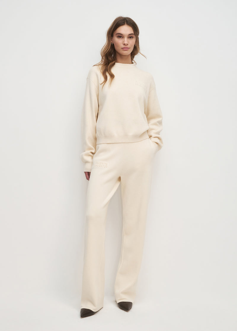 Fatigue Sisters Wide Leg Pant Cream