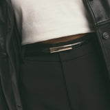 The Patent Lady Belt Black/Nickel
