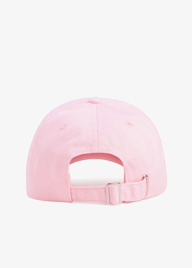 Classic Logo Baseball Hat Light Pink White