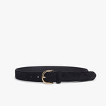 The Suede Juni Belt Black/Gold