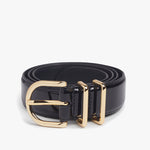 The Patent Fancy Juni Belt Black/Gold