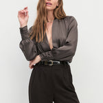 The Patent Fancy Juni Belt Black/Gold