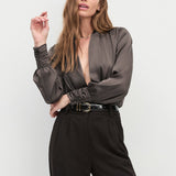 The Patent Fancy Juni Belt Black/Gold