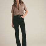 Take Me Seriously Short Sleeve Top Macchiato