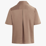Take Me Seriously Short Sleeve Top Macchiato