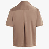 Take Me Seriously Short Sleeve Top Macchiato