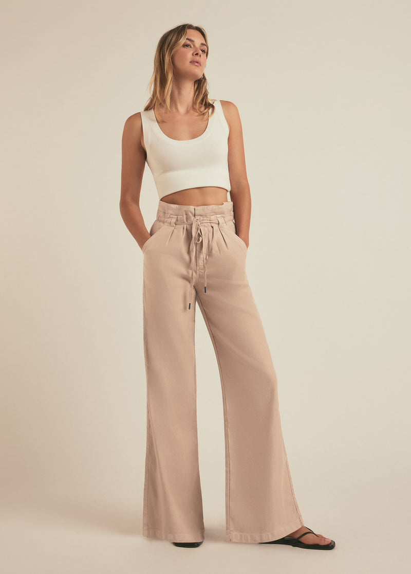 Josephine Wide Leg Warm Sand