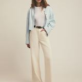 Favorite Daughter The Crop Ex Boyfriend Shirt Sierra