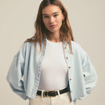 Favorite Daughter The Crop Ex Boyfriend Shirt Sierra