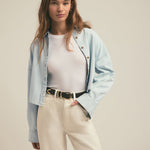 Favorite Daughter The Crop Ex Boyfriend Shirt Sierra