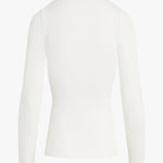 The Ribbed Long Sleeve White