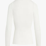 The Ribbed Long Sleeve White
