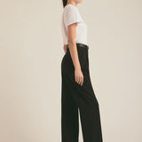 Cropped Collegiate Tee White