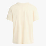Logo Tee In Gardenia and Baby Blue
