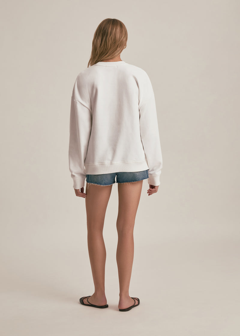 Collegiate Sweatshirt White/Rosewater