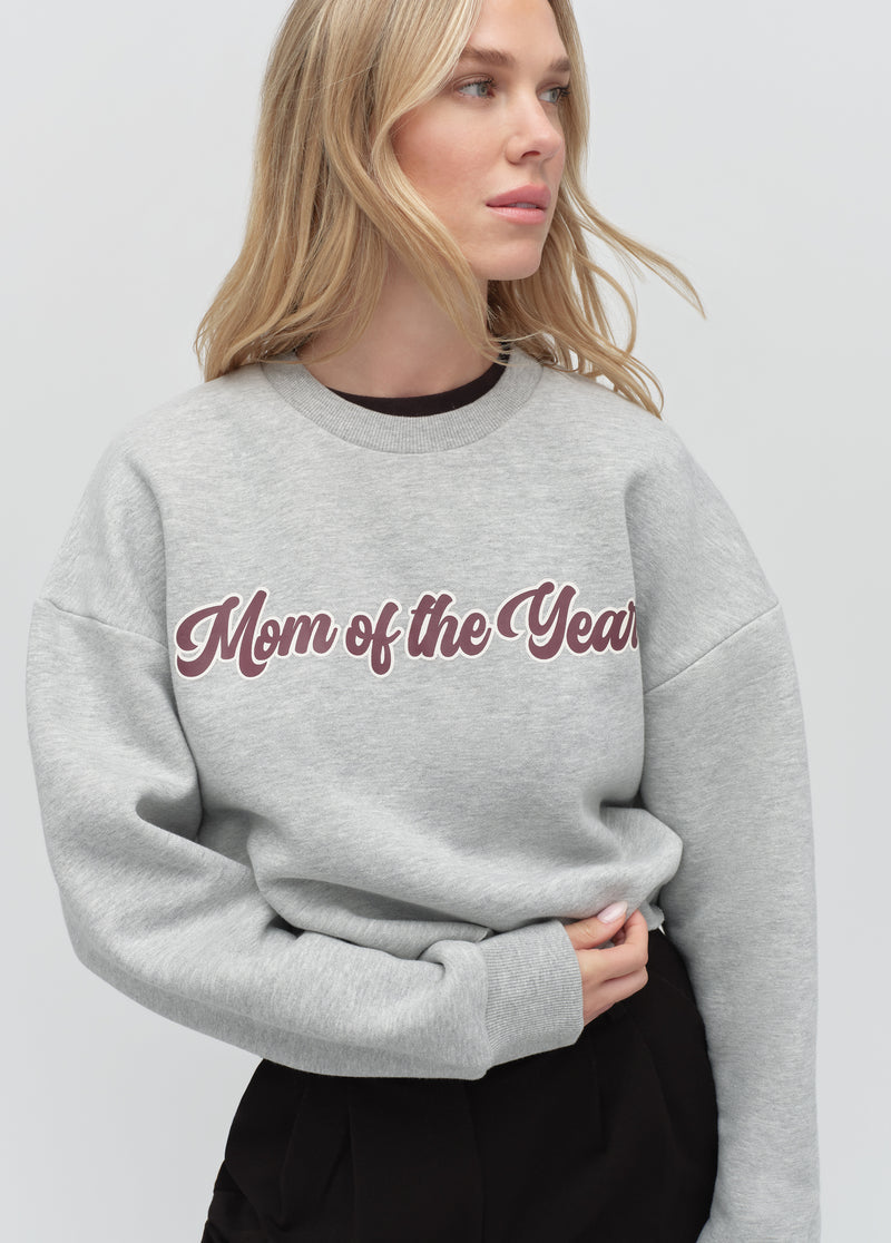 The Cropped Mom Of the Year Sweatshirt