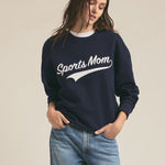 Sports Mom Sweatshirt Navy