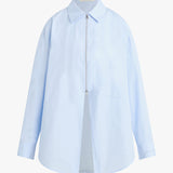 The Zip It Shirt Powder Blue