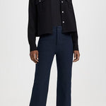 Le Jane Crop Trouser Navy