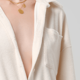 Francis Knit Shirt Cream